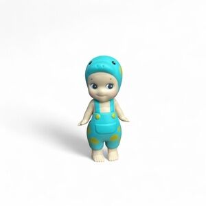 Blue and Yellow Dinosaur Costume Toy Figure